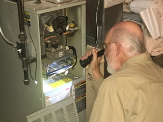 Inspecting furnace